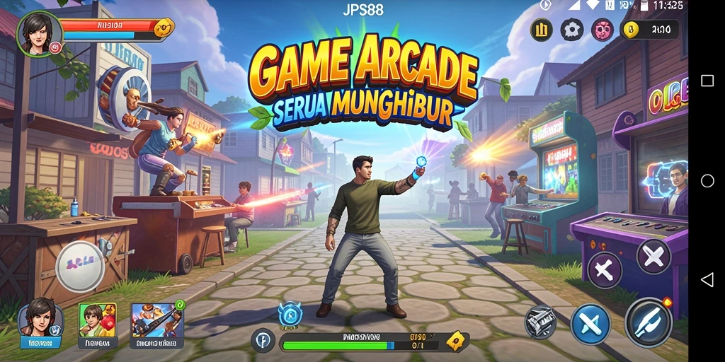 Tampilan gameplay JPS88 yang penuh aksi dan seru.
