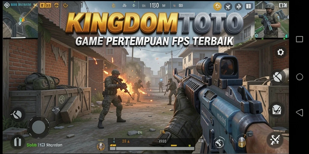 Tangkapan layar gameplay KINGDOMTOTO dengan aksi tembak-menembak yang mendebarkan.