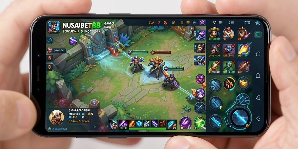 Tampilan gameplay NUSABET88 yang mendebarkan dan penuh strategi.