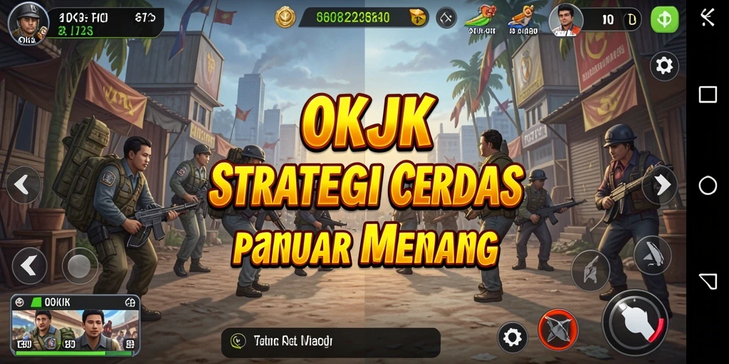 Screenshot gameplay OKJK menampilkan strategi mendebarkan dan interaksi pemain.